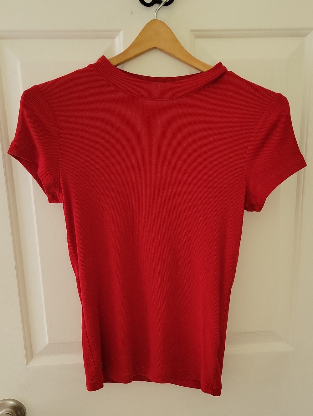 a new day Red Short-Sleeve Crewneck Tee